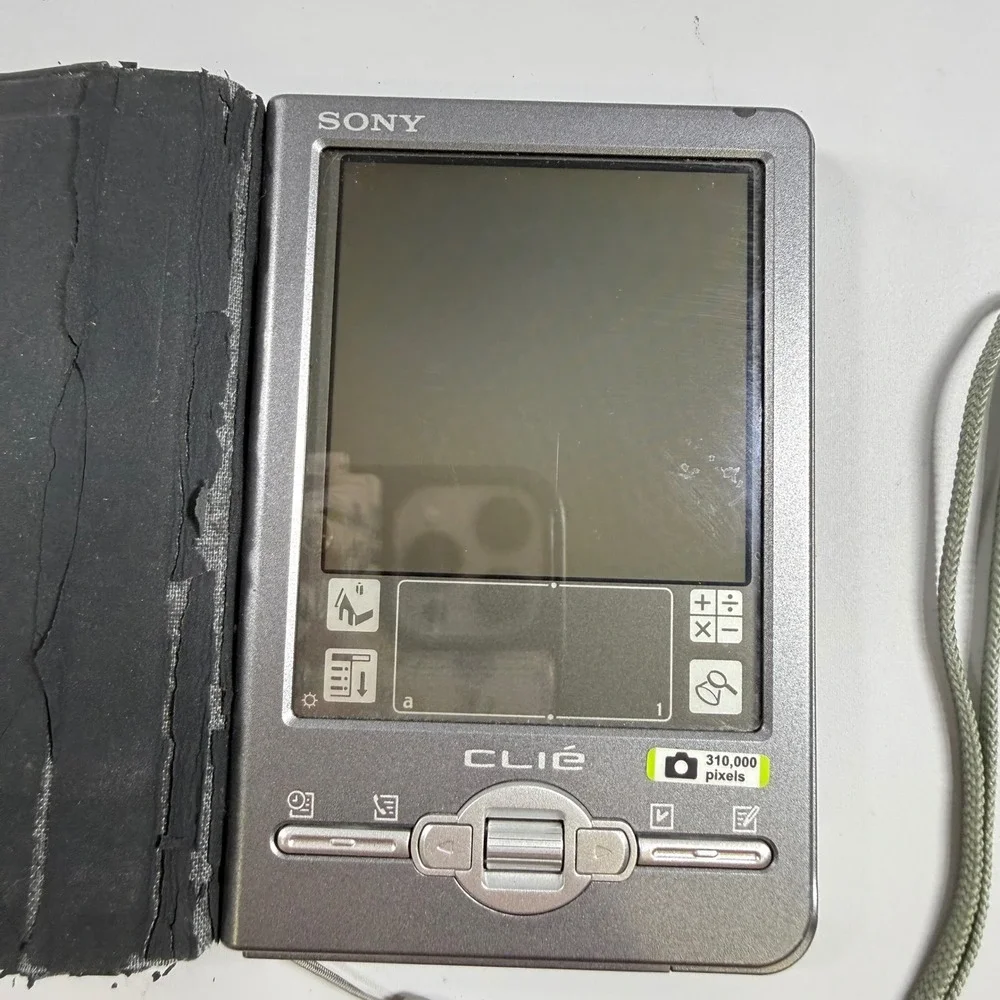 VTG Sony Clie PEG-TJ27 PDA Personal Organizer Handheld Camera Y2K Tech Untested